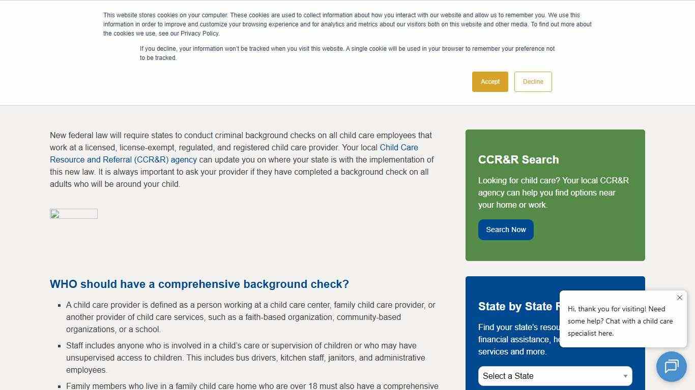 Background Checks: What You Need to Know - Child Care Aware® of America